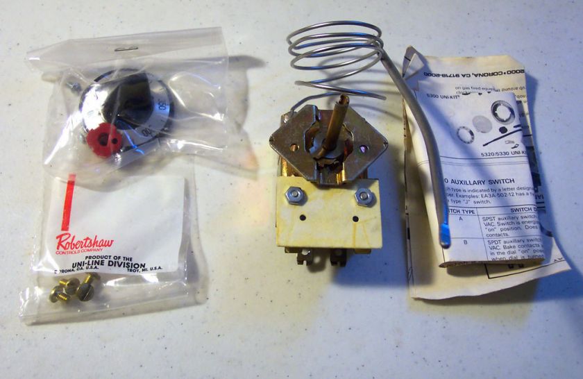   ELECTRIC THERMOSTAT 5300 727 UNI KIT SPST KXA 302 24 Temp. 200 400F