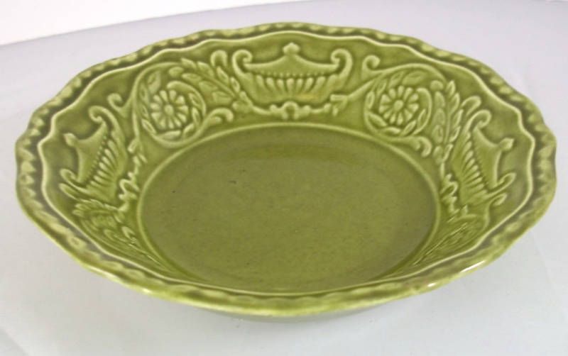Canonsburg Pottery Co. Berry Bowl Green Ironstone  