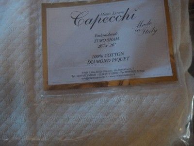 CAPECCHI ITALY 9PC 600C QUEEN DUVET COVER SHEET SET NEW  