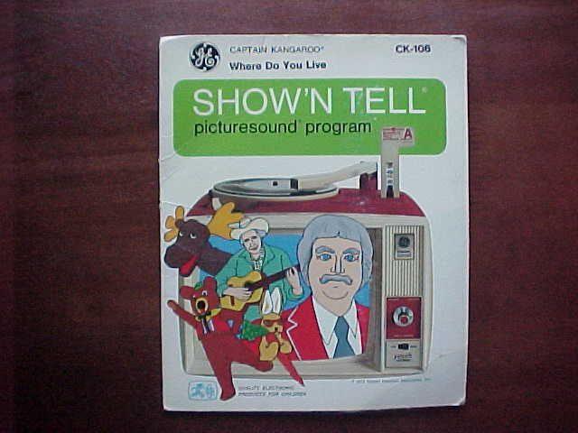 CAPTAIN KANGAROO Shown Tell Record/Folder 1972  