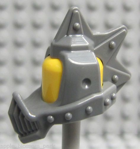 NEW Lego Castle SPIKED GRAY HELMET Space Police Snake  