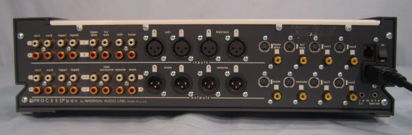 Proceed PAV Audio Video Preamplifier  