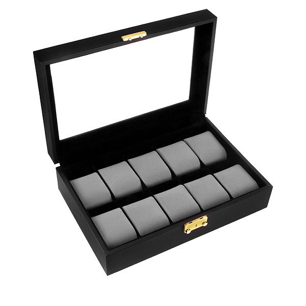 NEW Ten Watch Display Case ~ Black  