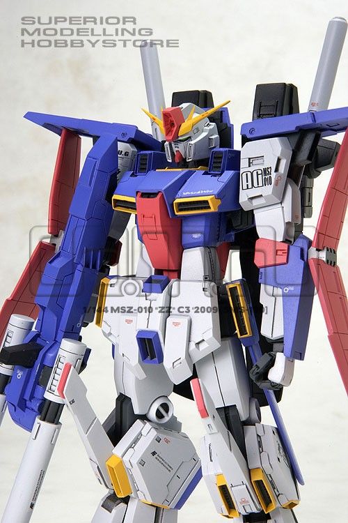 SMS 1/144 MSZ 010 ZZ Gundam C3 2009 (Studio Reckless)  