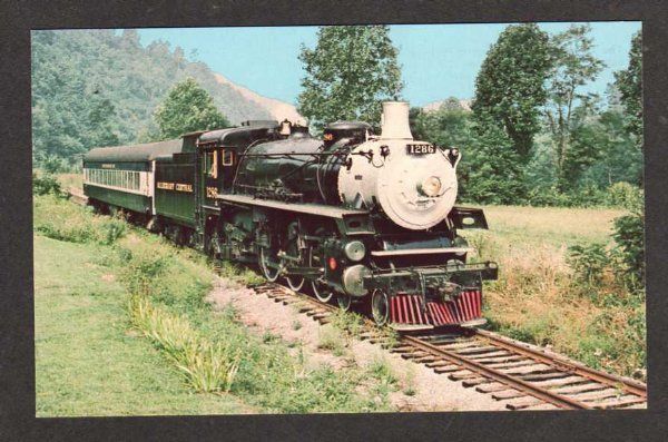 VA Alleghany Central Scenic RR Train COVINGTON VIRGINIA  