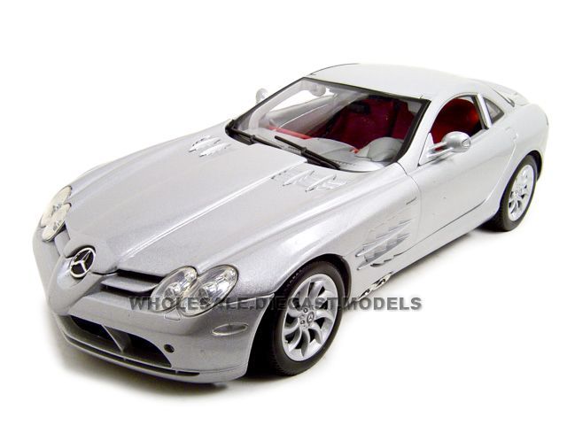 MERCEDES MCLAREN SLR SILVER 112 DIECAST MODEL  