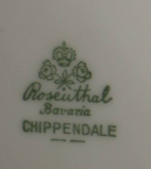 Rosenthal Chippendale White Undecorated Teapot Trivet  