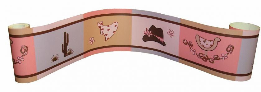 Wall Border  Western Cowgirl Baby Bedding set By Sisi  
