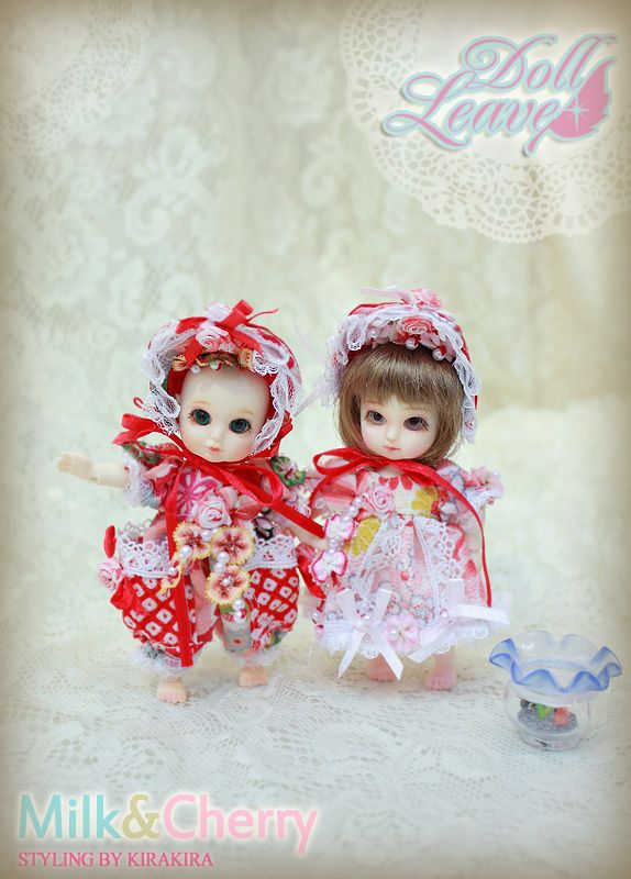 Milk  Doll Leaves 12cm TINY SIZE SUPER DOLLFIE Ball Jointed Doll 