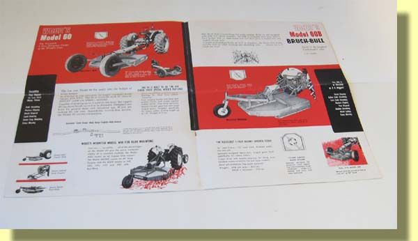 Woods ROTARY Mower SHREDDERS Adv Brochure  