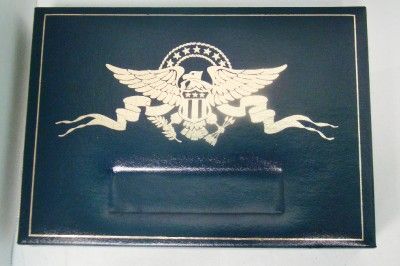   BOX 24k GOLD PLATED 5 COIN UNCIRCULATED SET DOLLAR QUARTER DIME  
