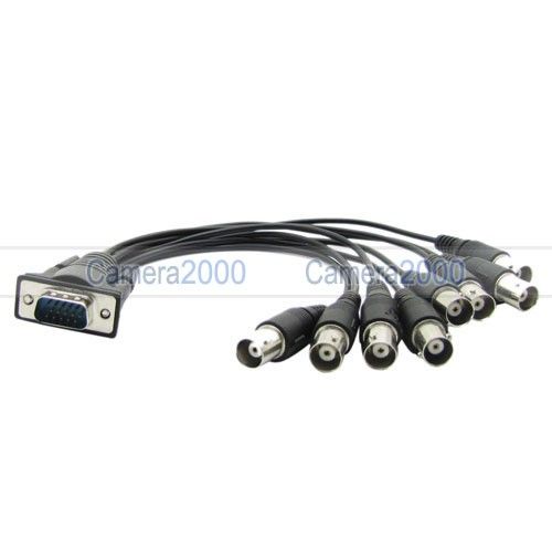 CH BNC Video Pigtail Input Cable for DVR Card  