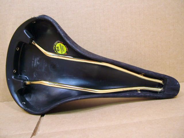 NOS Selle San Marco Rolls SaddleGenuine Black Leather  