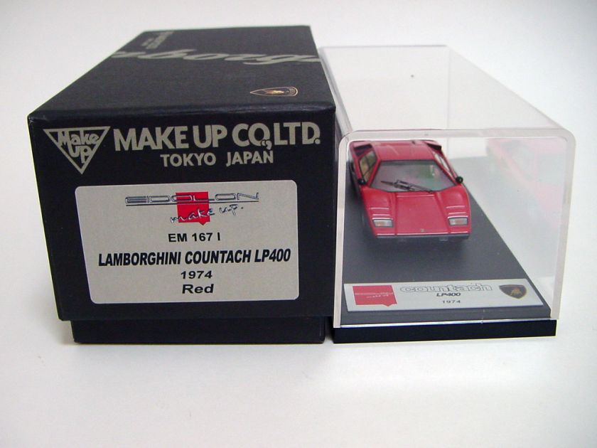 43 Make Up Lamborghini Countach LP400 1974 Red Miniwerks  