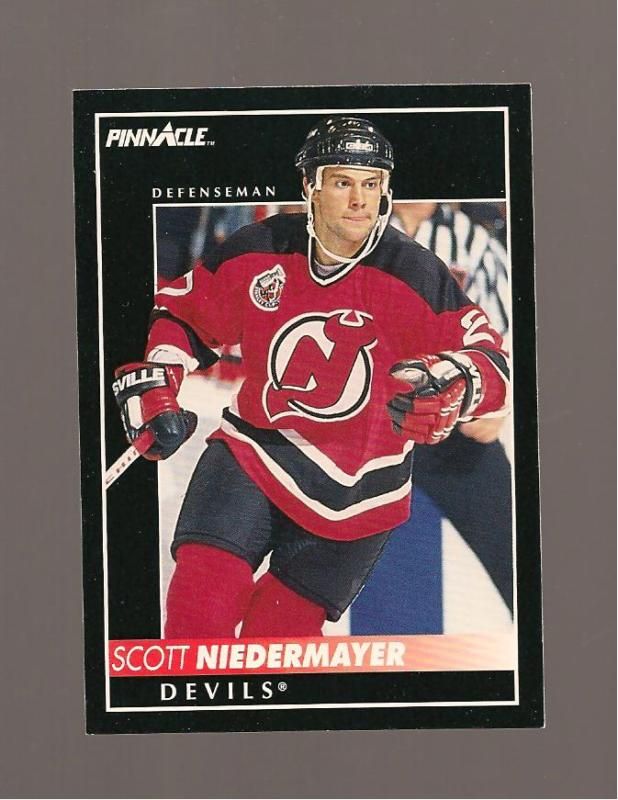 SCOTT NIEDERMAYER ROOKIE PINNACLE 92 93 CARD #304  