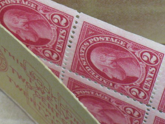 US STAMPS   1927 BOOKLET TWO CENT   UNUSED   SCOTT #634  