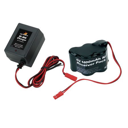 BD 6V 1400mAh Ni M Dynamite Battery w Charger DYN1445  