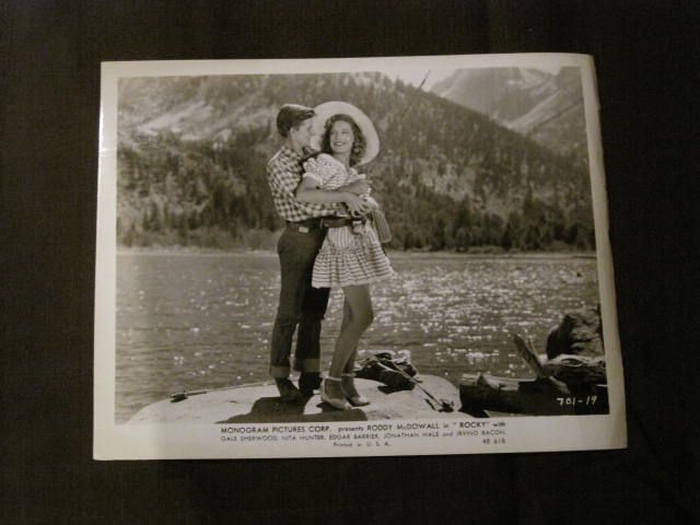 Roddy McDowell & Gale Sherwood Rocky 1948 Photo  