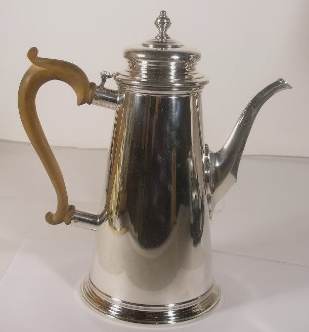   Silver Tea Pot George I Currier & Roby, New York Circa Early 1900s