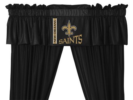 NFL NEW ORLEANS Saints Football CURTAINS/Drapes+VALANCE  