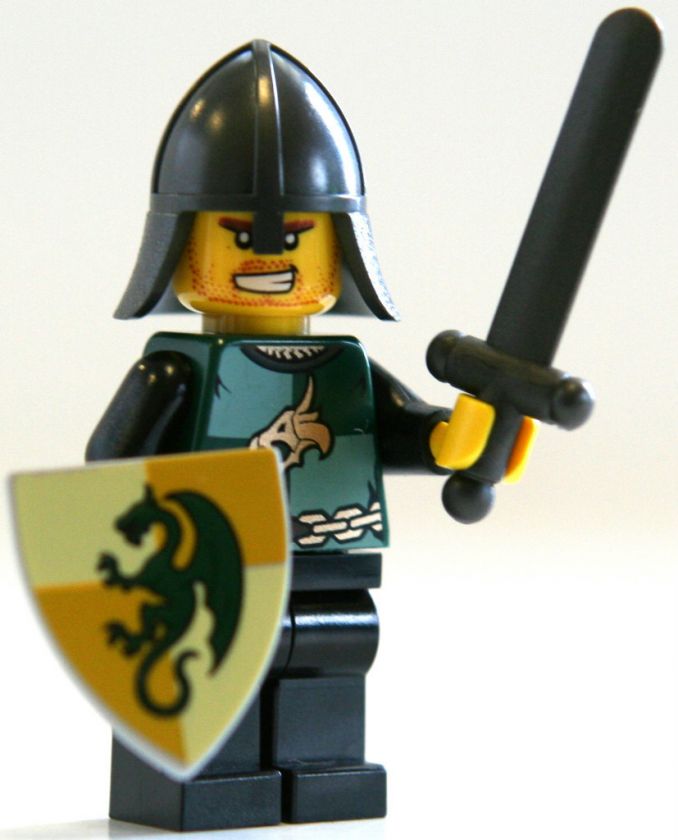 LEGO Kingdoms Sword Dragon Knight Minifigure 7949 on PopScreen