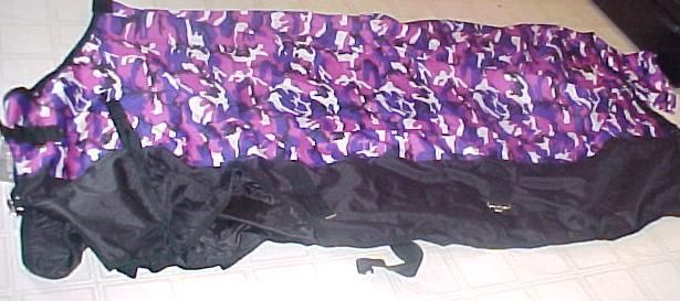 HORSE BLANKET WATERPROOF 600D PURPLE CAMO PRINT MINI 40  