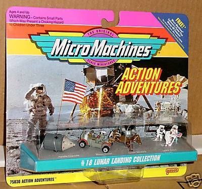 LOT 2 LUNAR LANDING COLLECTION #18 & #35 MICRO MACHINES  