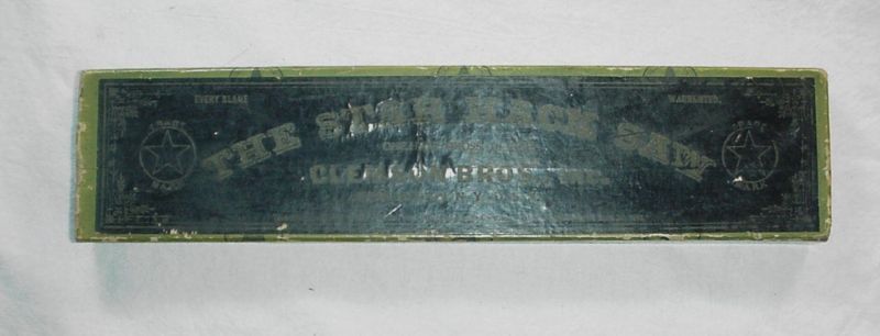 1898 STAR HACK SAW BLADE ORIGINAL BOX CLEMSON BROS NY  
