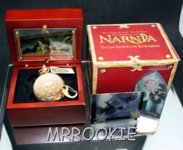 HTF Fossil Disney LE NARNIA Pocket Watch & Chain NEW  