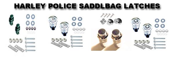 METAL MINI KNOB Latch kit for Harley Police Road King  