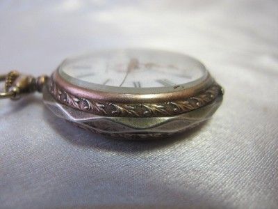 ANTIQUE SILVER UNION HORLOGERE FOB WATCH CONT C1940 P  