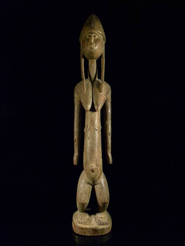 Fine Large Tribal BAMANA MOTHER STATUE / Mali **  