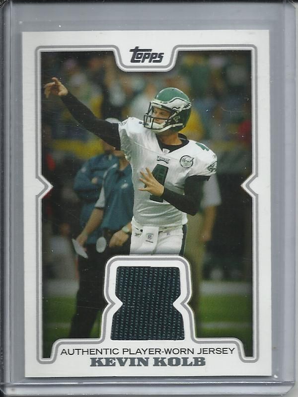 Kevin Kolb 2008 Topps Game Used Jersey (Eagles)  