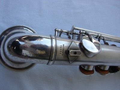 1924 KING SAXELLO SOPRANO SAXOPHONE   EXCELLENT COND.  