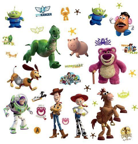 RoomMates RMK1428SCS Toy Story 3 Peel & Stick Wall Decals 034878569291 