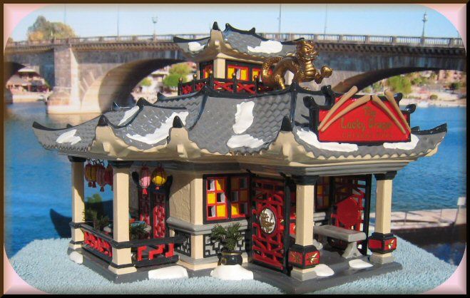 Lucky Dragon Restaurant Dept. 56 Snow Village D56 SV  