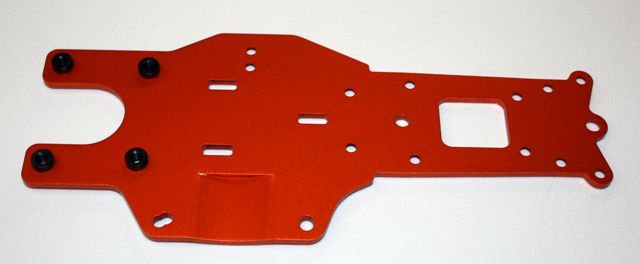 NEW Baja Orange Rear Chassis Plate 5B SS HPI  