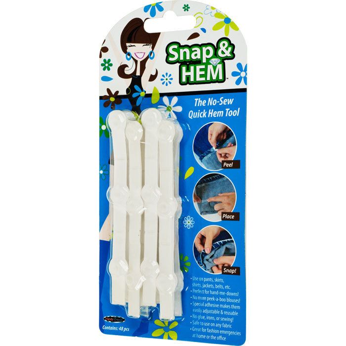   No Sew Quick Hem Tool   Safe to Use on Any Fabric 674986014964  