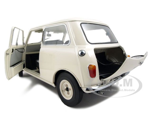 1959 MORRIS MINI MINOR SALOON OLD ENGLISH WHITE 1/12  