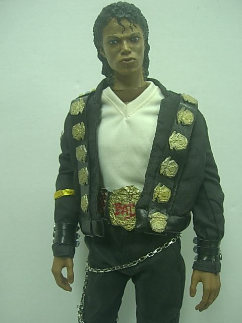 12 Hot Custom Michael Jackson   BAD Costume 1/6 Scale Action Figure 