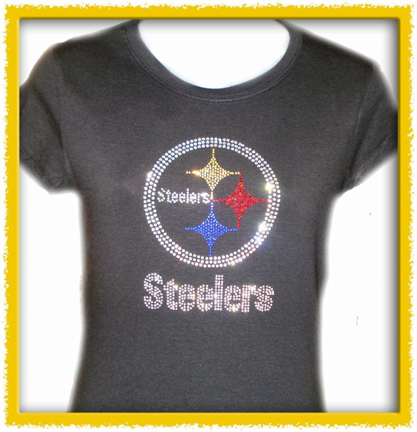 PITTSBURGH STEELER RHINESTONE SHIRTS  