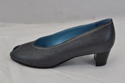 THIERRY RABOTIN ITALY ZAMORA YULISA (CJZ) PEWTER GREY PEEP TOE PUMP $ 