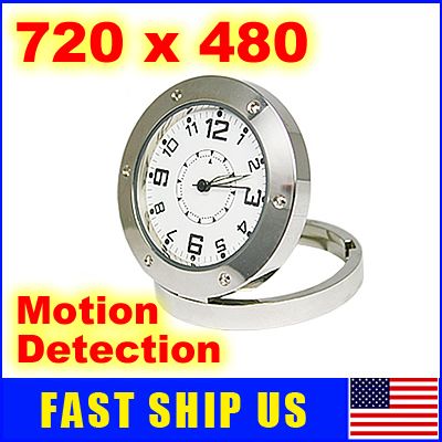 Spy Covert Camera Alarm Clock Nanny Cam DVR @USA New  