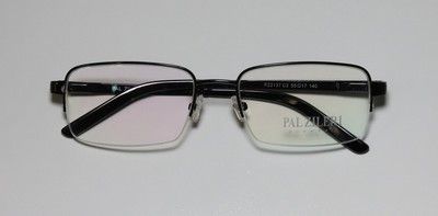 NEW PAL ZILERI 2137 55 17 140 VISION BLACK DESIGNER EYEGLASS/GLASSES 