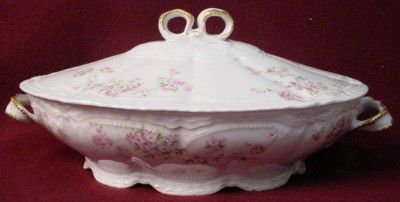 HAVILAND china SCHLEIGER 320M Limoges OVAL COVERED VEGETABLE Serving 