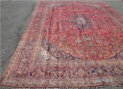   FIND LOW PRICED ANTIQUE PERSIAN KASHAN AREA RUG ORIENTAL CARPET  