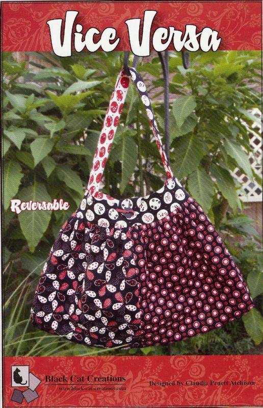 Vice Versa tote pattern (BCCVV)   Black Cat Creations  