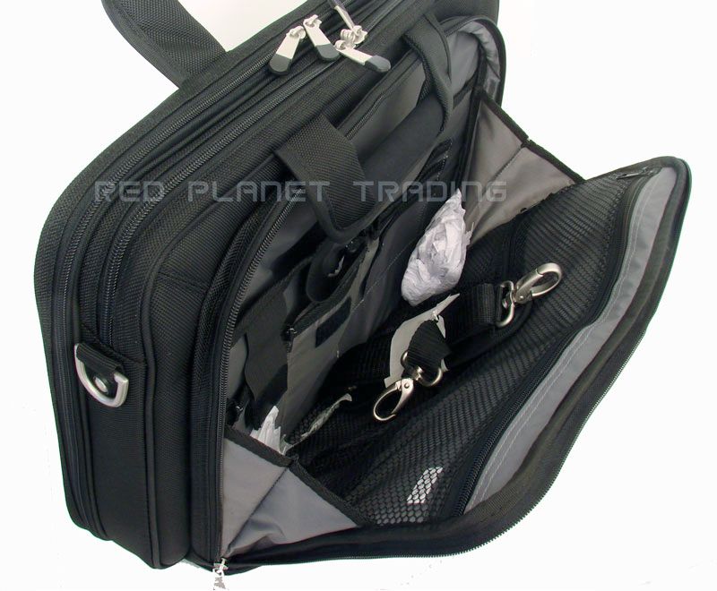   Black Nylon Notebook Laptop PC Carry Case Sachel Bag PF166  