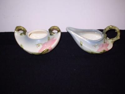 Hull, Woodland, W27, Creamer & W28, Sugar Bowl   (2)  