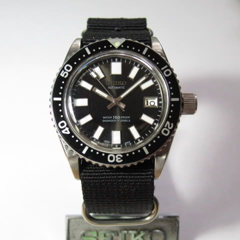 VINTAGE AUTO SEIKO 10BAR DIVERS SKX031 7S26 0040 BLACK  